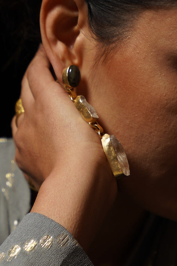 Axis Drop Earrings