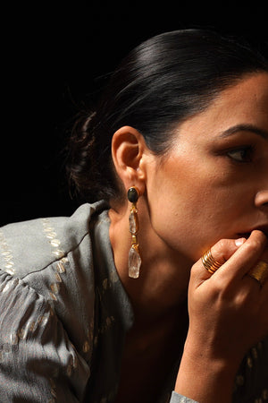Axis Drop Earrings