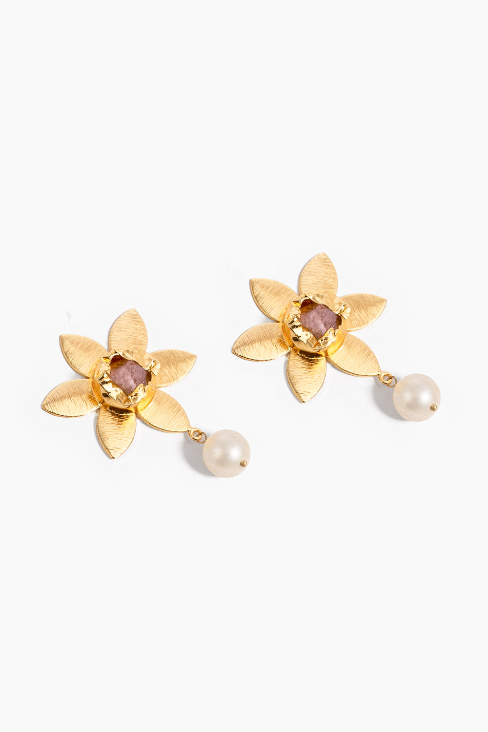Bloom Pearl Drop Earrings