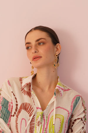 Tapestry Jhumka
